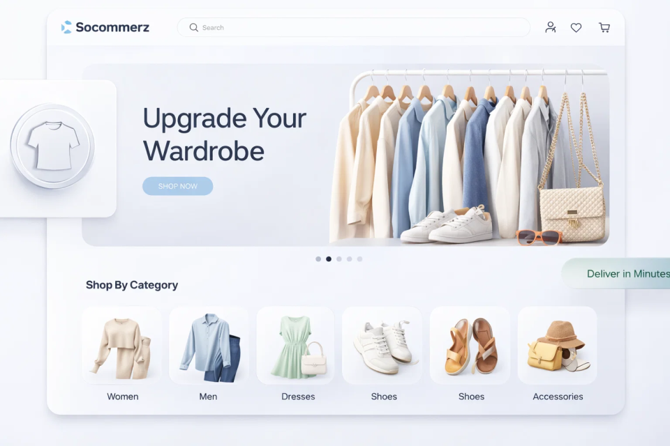 Marketplace Illustration